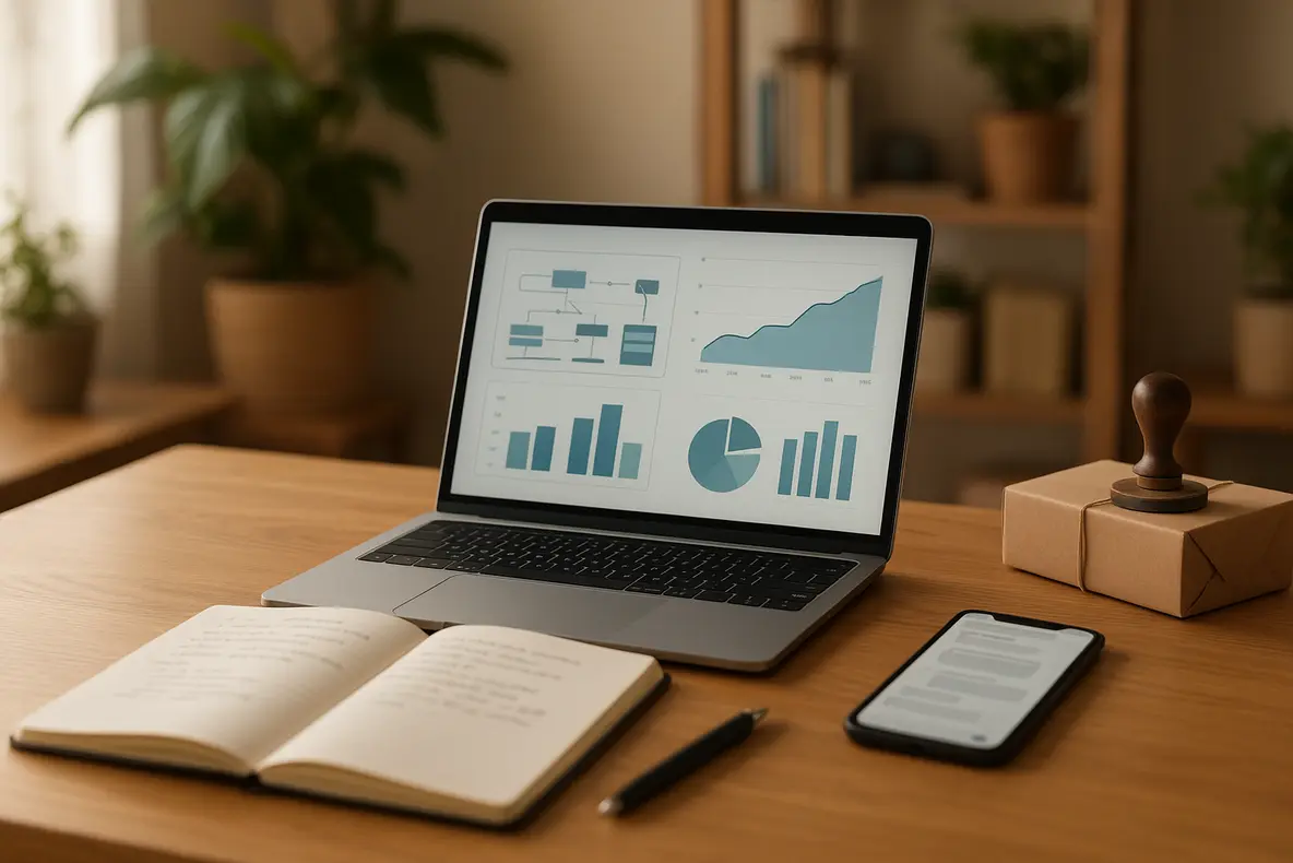 Profissional analisando palavras chaves para Google Ads no nicho de marketing digital
