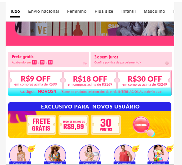 site para vender roupas