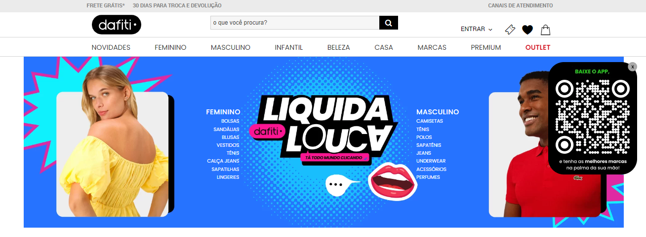 site para vender roupas