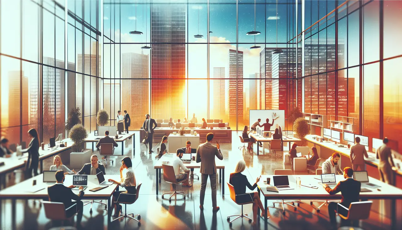 Equipe de pequena empresa colaborando em estratégia de marketing de comunidade para pequenas empresas